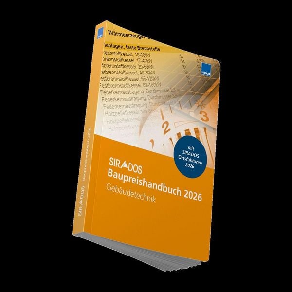 Produktbild: SIRADOS Baupreishandbuch Geb&auml;udetechnik 2026