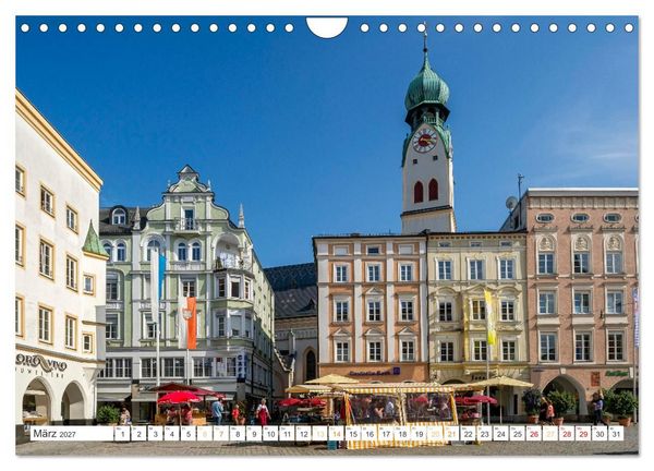 Produktbild: Rosenheim - Die Stadt vor den Bergen (Wandkalender 2027 DIN A4 quer), CALVENDO Monatskalender