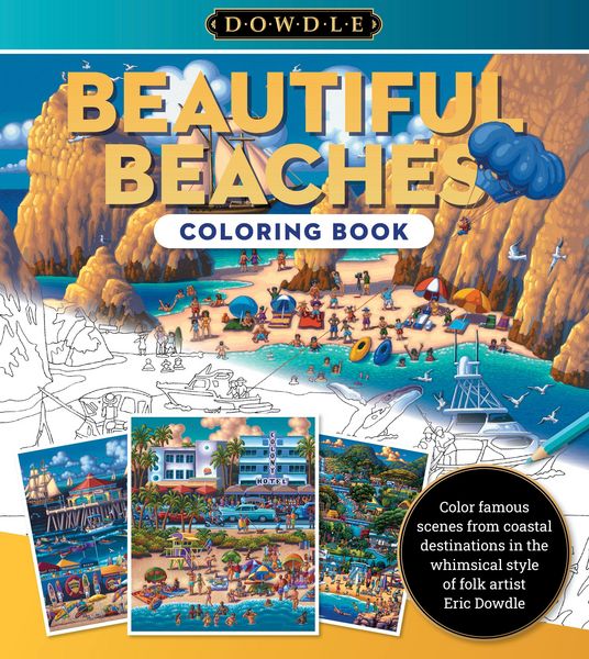 Produktbild: Beautiful Beaches Coloring Book