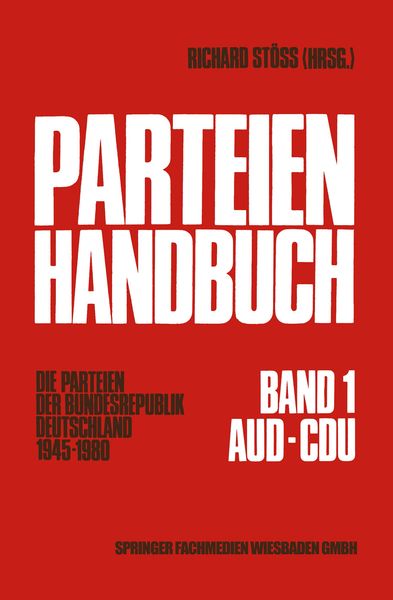 Produktbild: Parteien-Handbuch