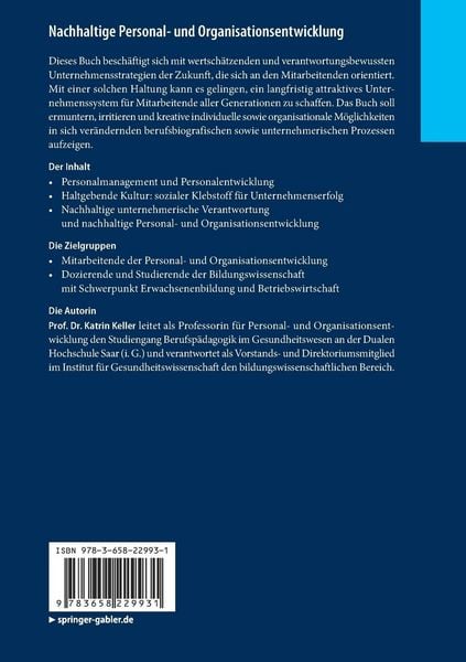 Produktbild: Nachhaltige Personal- und Organisationsentwicklung