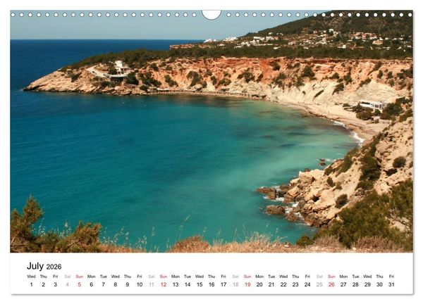 Produktbild: Beautiful Ibiza / UK-Version (Wall Calendar 2026 DIN A3 landscape), CALVENDO 12 Month Wall Calendar