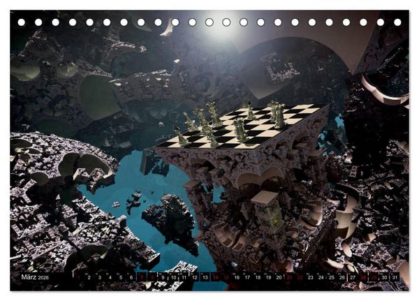 Produktbild: SCHACH - Spiel der K&ouml;nige (Tischkalender 2026 DIN A5 quer), CALVENDO Monatskalender