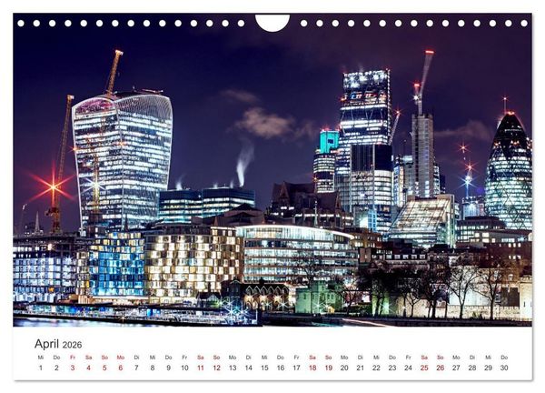 Produktbild: London - Die faszinierende Hauptstadt Englands. (Wandkalender 2026 DIN A4 quer), CALVENDO Monatskalender
