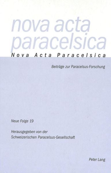 Produktbild: Nova Acta Paracelsica 19