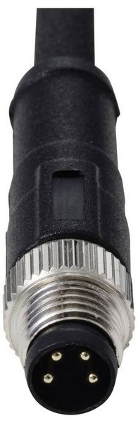 Produktbild: TRU COMPONENTS TC-13752036 Anschlussleitung M8 x 1 Stecker, gerade 10 m Polzahl Sensoren: 4 1 St.