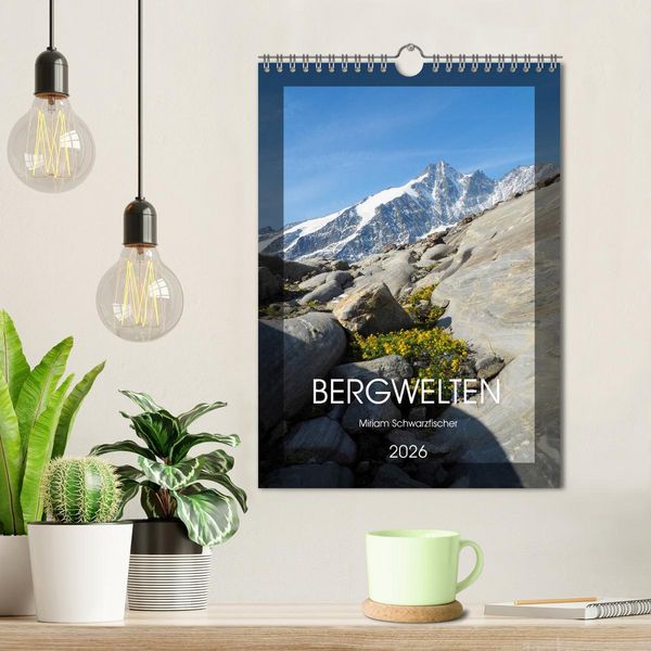 Produktbild: Bergwelten Wandkalender (Wandkalender 2026 DIN A4 hoch), CALVENDO Monatskalender