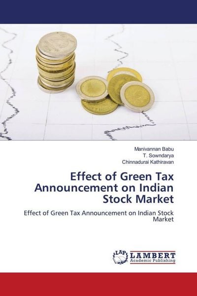 Produktbild: Effect of Green Tax Announcement on Indian Stock Market