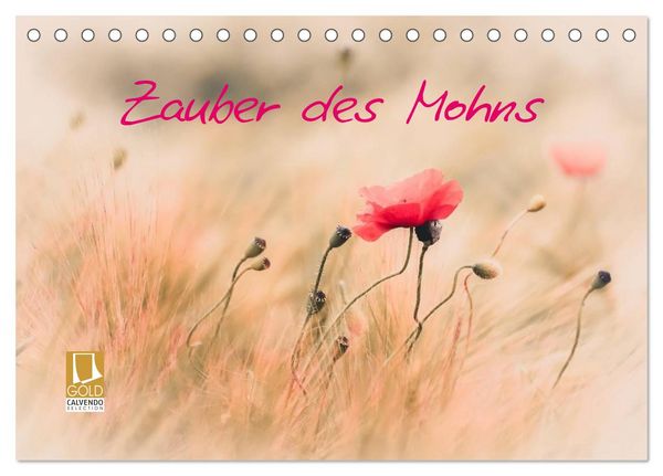 Produktbild: Zauber des Mohns (Tischkalender 2026 DIN A5 quer), CALVENDO Monatskalender