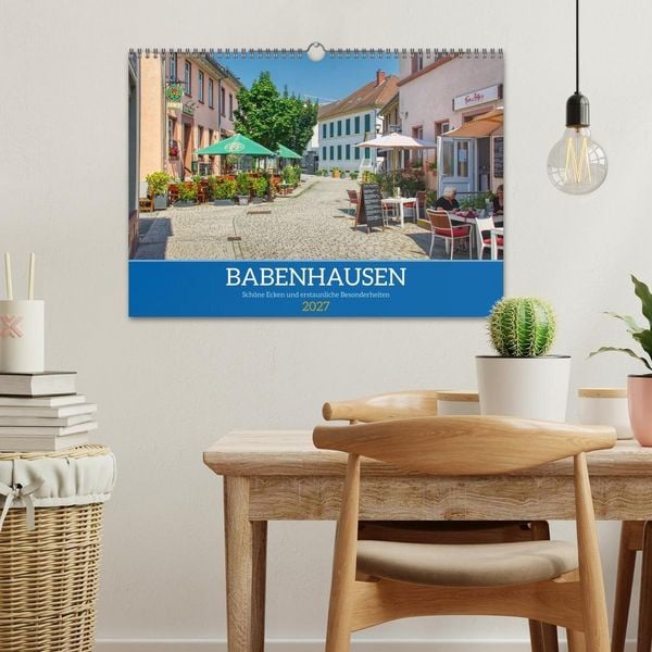 Produktbild: Babenhausen - Sch&ouml;ne Ecken und erstaunliche Besonderheiten (Wandkalender 2027 DIN A3 quer), CALVENDO Monatskalender