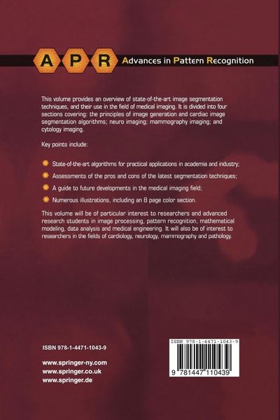 Produktbild: Advanced Algorithmic Approaches to Medical Image Segmentation