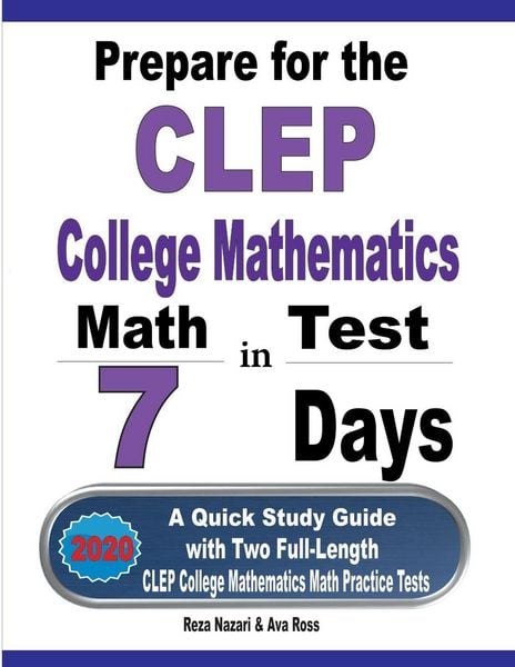 Produktbild: Prepare for the CLEP College Mathematics Test in 7 Days