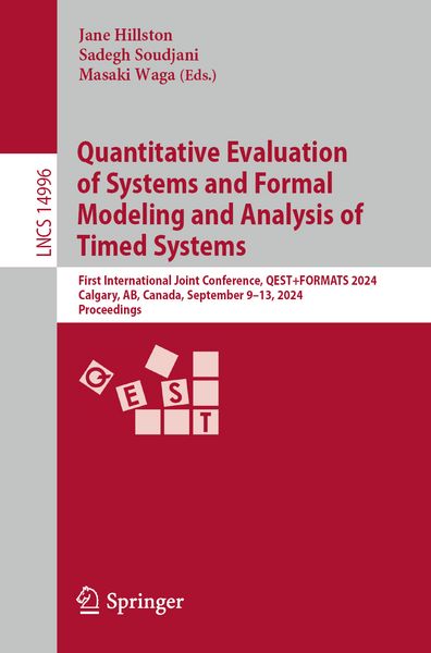 Produktbild: Quantitative Evaluation of Systems and Formal Modeling and Analysis of Timed Systems