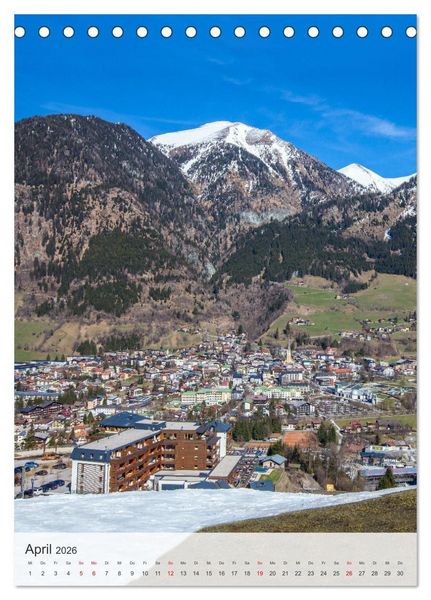 Produktbild: Bad Hofgastein (Tischkalender 2026 DIN A5 hoch), CALVENDO Monatskalender