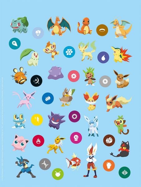 Produktbild: Pok&eacute;mon Junior: 1001 Sticker - Stickern - R&auml;tseln - Ausmalen