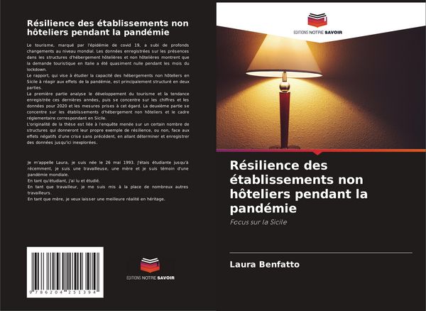 Produktbild: R&eacute;silience des &eacute;tablissements non h&ocirc;teliers pendant la pand&eacute;mie