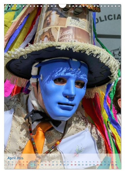 Produktbild: Karneval in Galicien (Wandkalender 2026 DIN A3 hoch), CALVENDO Monatskalender