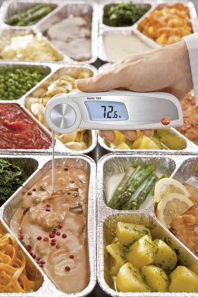 Produktbild: testo 104 Einstichthermometer (HACCP) Messbereich Temperatur -50 bis 250 &deg;C F&uuml;hler-Typ NTC HACCP-konform