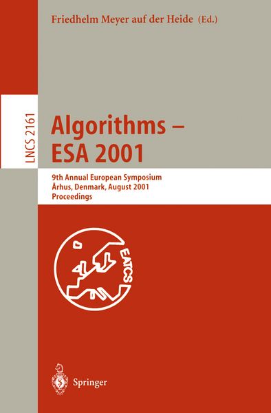 Produktbild: Algorithms - ESA 2001
