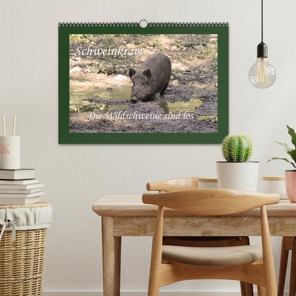 Produktbild: Schweinkram - Die Wildschweine sind los (Wandkalender 2026 DIN A3 quer), CALVENDO Monatskalender