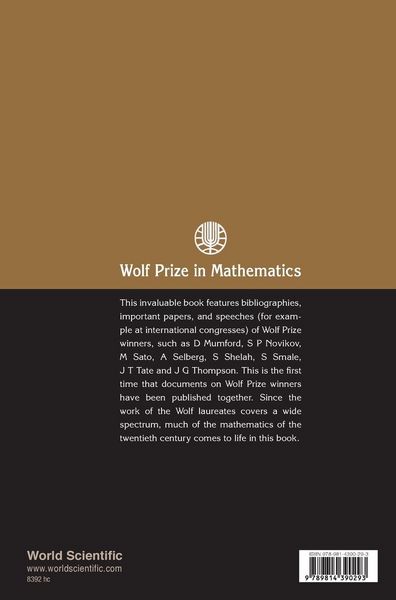 Produktbild: Wolf Prize in Mathematics-V4