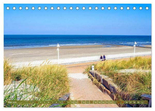 Produktbild: INSELLIEBE NORDERNEY (Tischkalender 2026 DIN A5 quer), CALVENDO Monatskalender