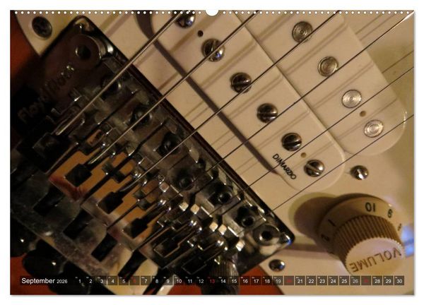 Produktbild: GITARREN Closeups (hochwertiger Premium Wandkalender 2026 DIN A2 quer), Kunstdruck in Hochglanz