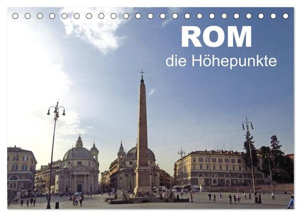 Produktbild: Rom - die H&ouml;hepunkte (Tischkalender 2026 DIN A5 quer), CALVENDO Monatskalender