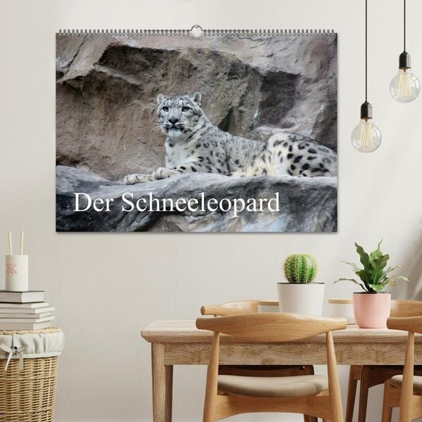 Produktbild: Der Schneeleopard (Wandkalender 2026 DIN A2 quer), CALVENDO Monatskalender