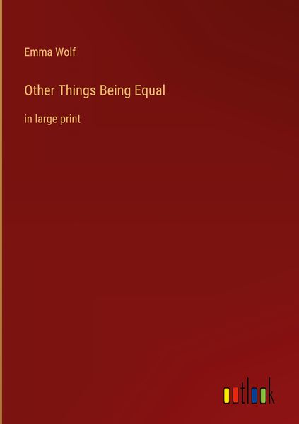 Produktbild: Other Things Being Equal