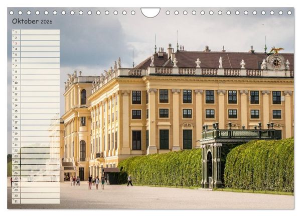 Produktbild: Wien f&uuml;r Liebhaber und Interessierte (Wandkalender 2026 DIN A4 quer), CALVENDO Monatskalender