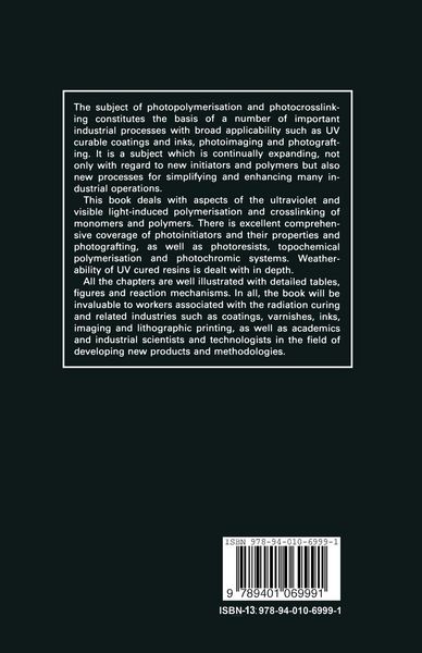 Produktbild: Photopolymerisation and Photoimaging Science and Technology