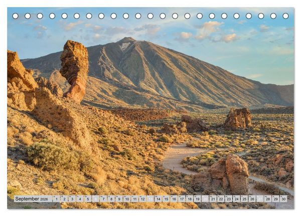 Produktbild: Faszination Teneriffa (Tischkalender 2026 DIN A5 quer), CALVENDO Monatskalender