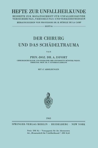 Produktbild: Der Chirurg und das Sch&auml;deltrauma