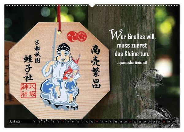 Produktbild: Spirituelles aus Asien - Weisheiten 2026 (Wandkalender 2026 DIN A2 quer), CALVENDO Monatskalender