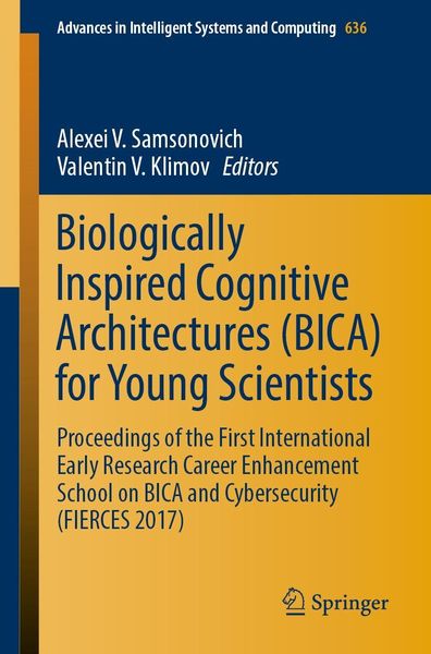 Produktbild: Biologically Inspired Cognitive Architectures (BICA) for Young Scientists