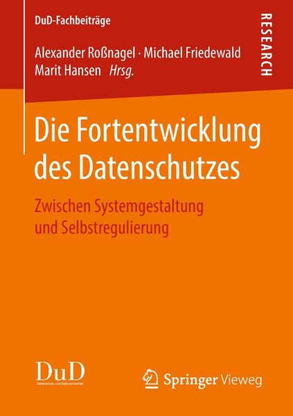 Produktbild: Die Fortentwicklung des Datenschutzes