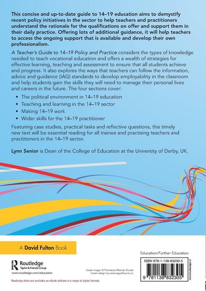 Produktbild: A Teacher's Guide to 14-19 Policy and Practice