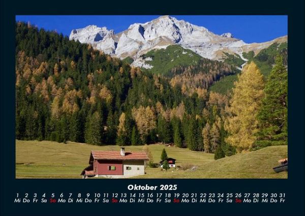 Produktbild: Berge 2025 Fotokalender DIN A4