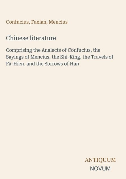 Produktbild: Chinese literature