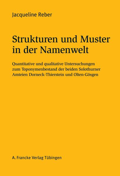 Produktbild: Strukturen und Muster in der Namenwelt