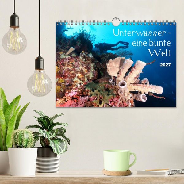 Produktbild: Unterwasser - eine bunte Welt (Wandkalender 2027 DIN A4 quer), CALVENDO Monatskalender