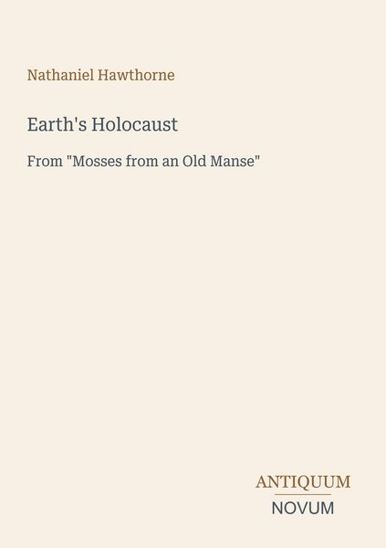 Produktbild: Earth's Holocaust