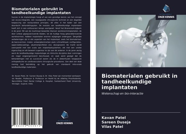 Produktbild: Biomaterialen gebruikt in tandheelkundige implantaten