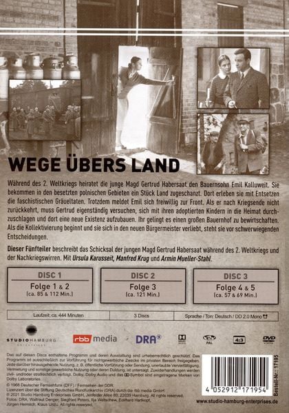 Produktbild: Wege &uuml;bers Land (DDR-TV-Archiv) [3 DVDs]