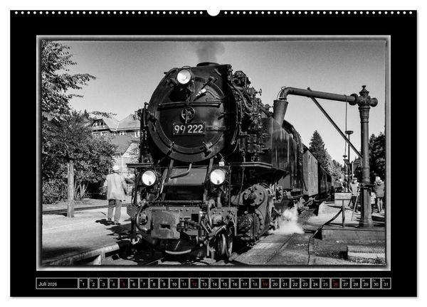 Produktbild: Unter Dampf - Eisenbahnromantik im Harz (Wandkalender 2026 DIN A2 quer), CALVENDO Monatskalender