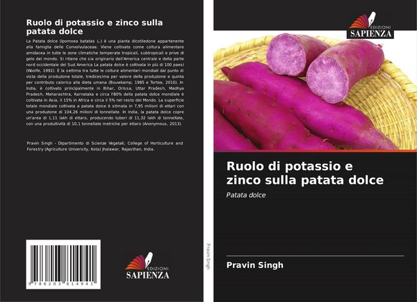 Produktbild: Ruolo di potassio e zinco sulla patata dolce