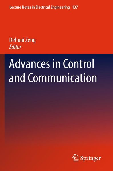 Produktbild: Advances in Control and Communication