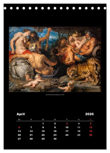 Produktbild: Peter Paul Rubens - Rubens (Tischkalender 2026 DIN A5 hoch), CALVENDO Monatskalender