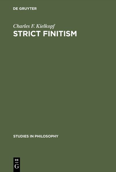 Produktbild: Strict finitism